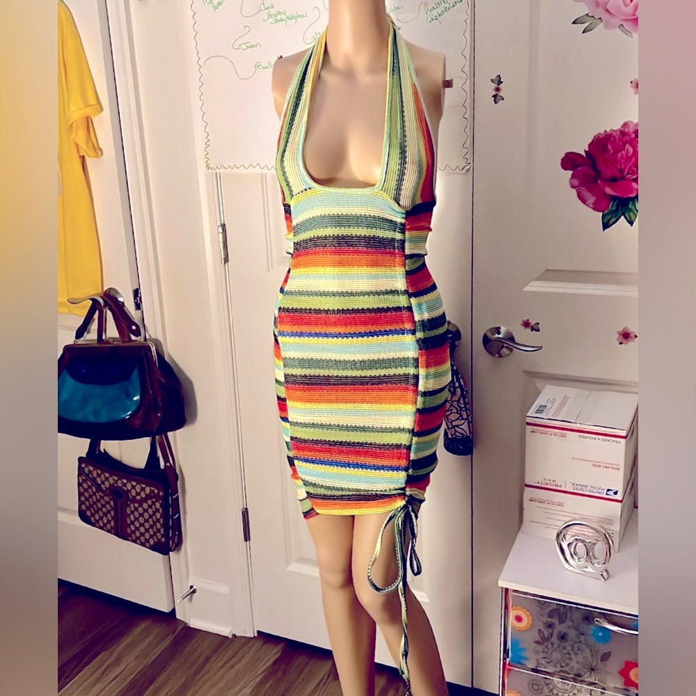 Open back dress